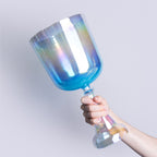 Kristallklangschale DELFIN KRAFTTIER Kelch 432 Hz - 18,5 cm | AkashaBowls®