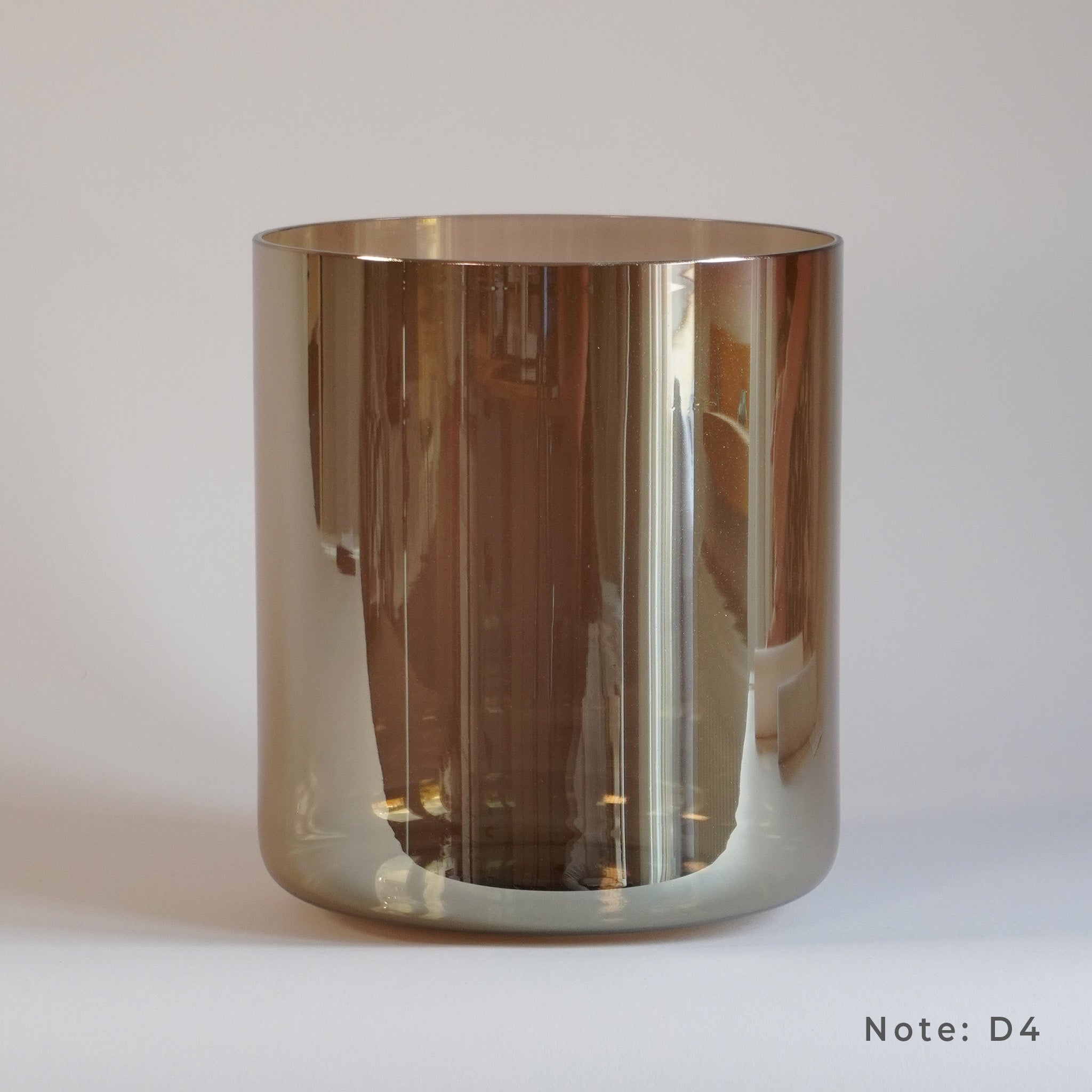7,5” D-5 (4. Oktave) in 432&nbsp;Hz Kristallklangschale – Braun I Infinity Bowls®