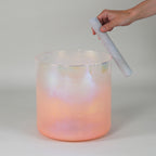 9” D+5 (3. Oktave) in 432 Hz Kristallklangschale I Mayoka Crystal Bowls®