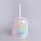 Kristallklangschale EINHORN KRAFTTIER 432 Hz mit Griff - 16 cm | AkashaBowls®