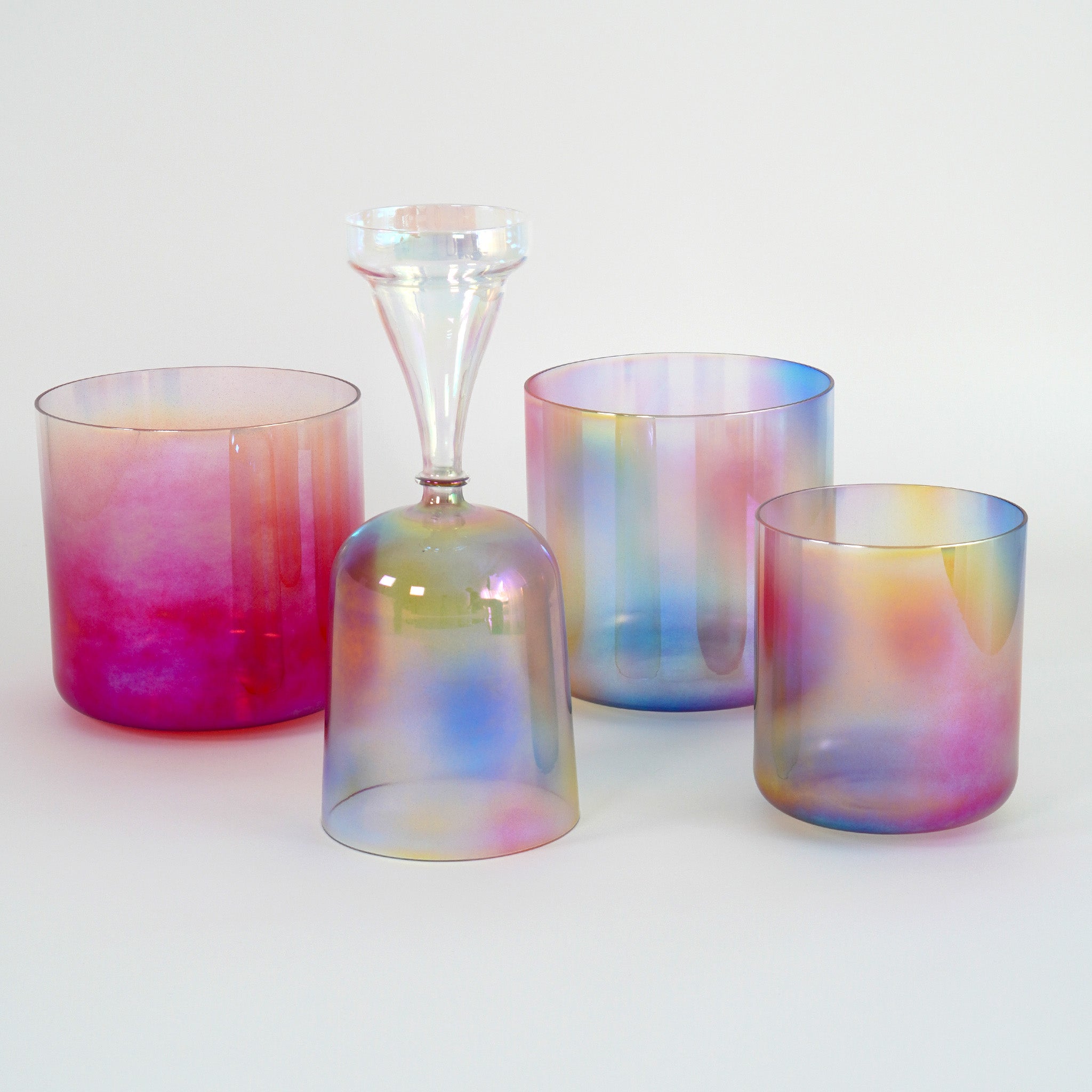 Kristallklangschalen-Set „Pure Love“ in 432 Hz I Mayoka Crystal Bowls®