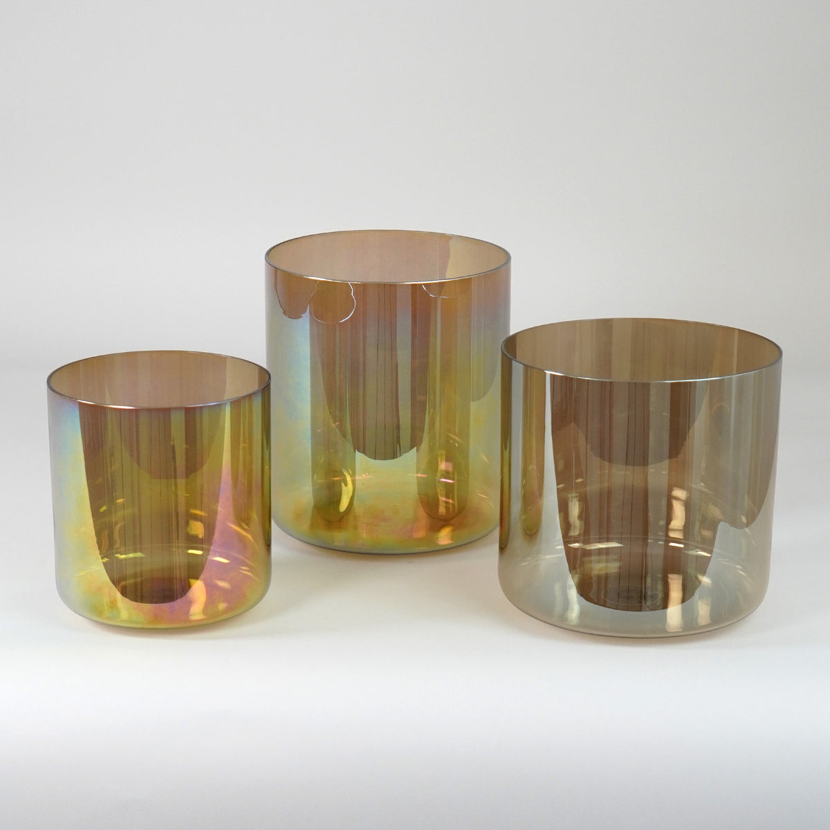 Kristallklangschalen-Set „Ancient Roots“ in 432 Hz I Infinity Bowls®