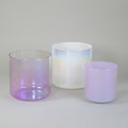 Kristallklangschalen-Set „Sweet Velvet“ in 432 Hz I Infinity Bowls®