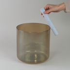 9” D+10 (3. Oktave) in 432 Hz Kristallklangschale I Infinity Bowls®