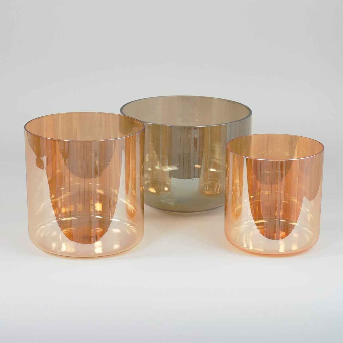 Kristallklangschalen-Set „Ancient Echoes“ in 432 Hz I Infinity Bowls®