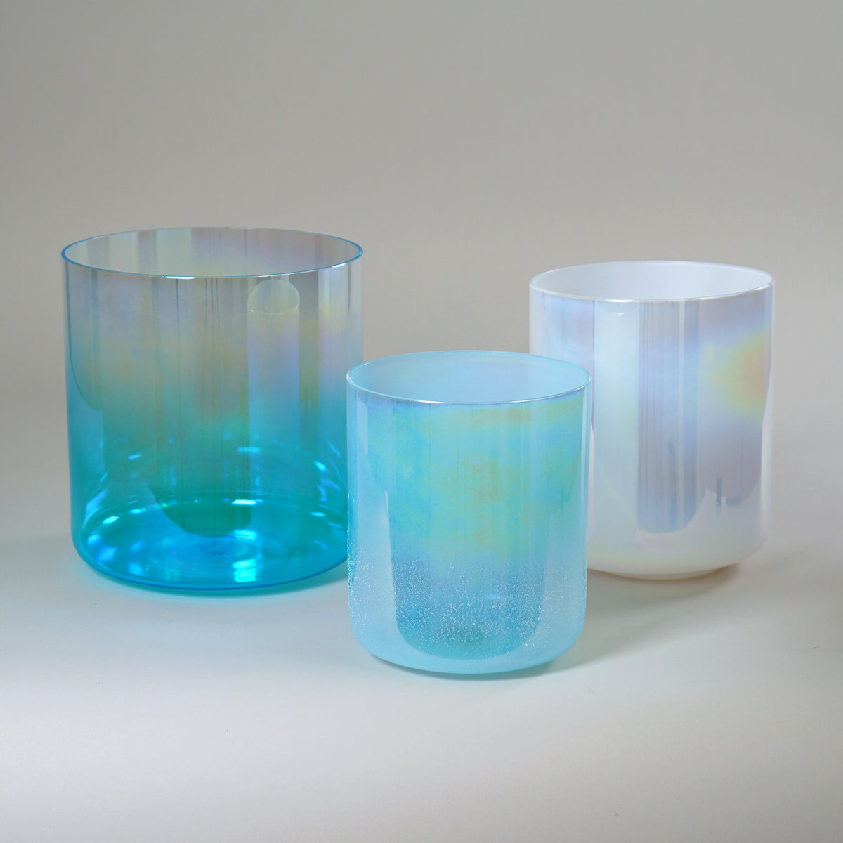 Kristallklangschalen-Set "Arctic Melodies" in 432 Hz I Infinity Bowls®