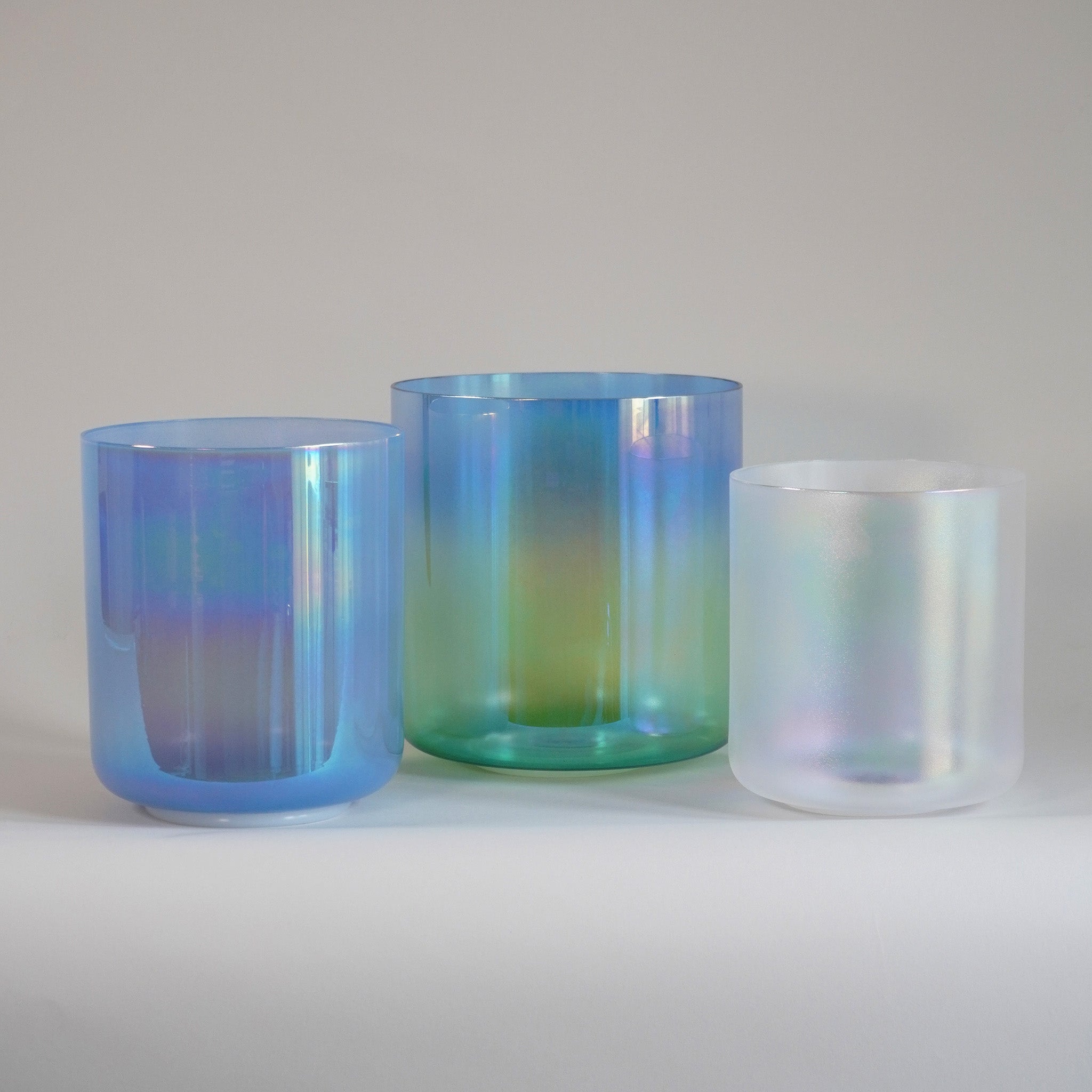 Kristallklangschalen-Set "Arctic Melodies" in 432 Hz I Infinity Bowls®