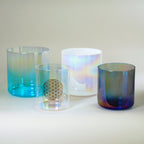 Kristallklangschalen-Set „Atlantis Echo“ in 432 Hz I Infinity Bowls®