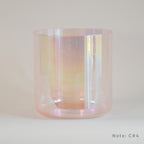 Kristallklangschalen-Set „Celestial Rose“ in 432 Hz I Infinity Bowls®