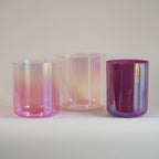 Kristallklangschalen-Set „Celestial Rose“ in 432 Hz I Infinity Bowls®