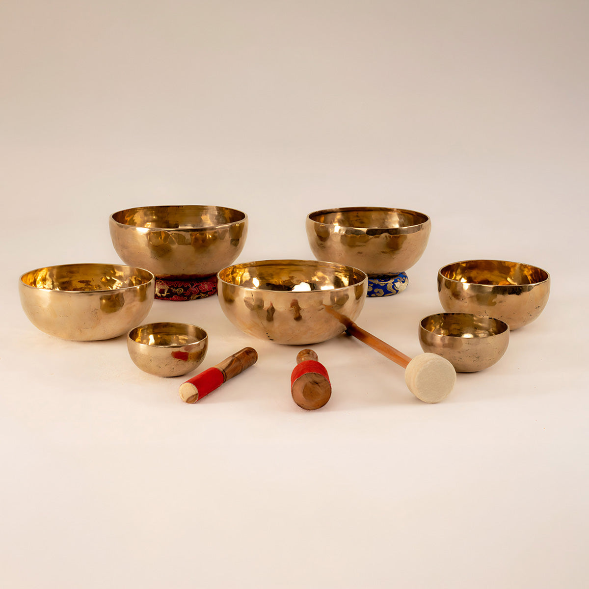 Klangschalen "Chakra-Set"