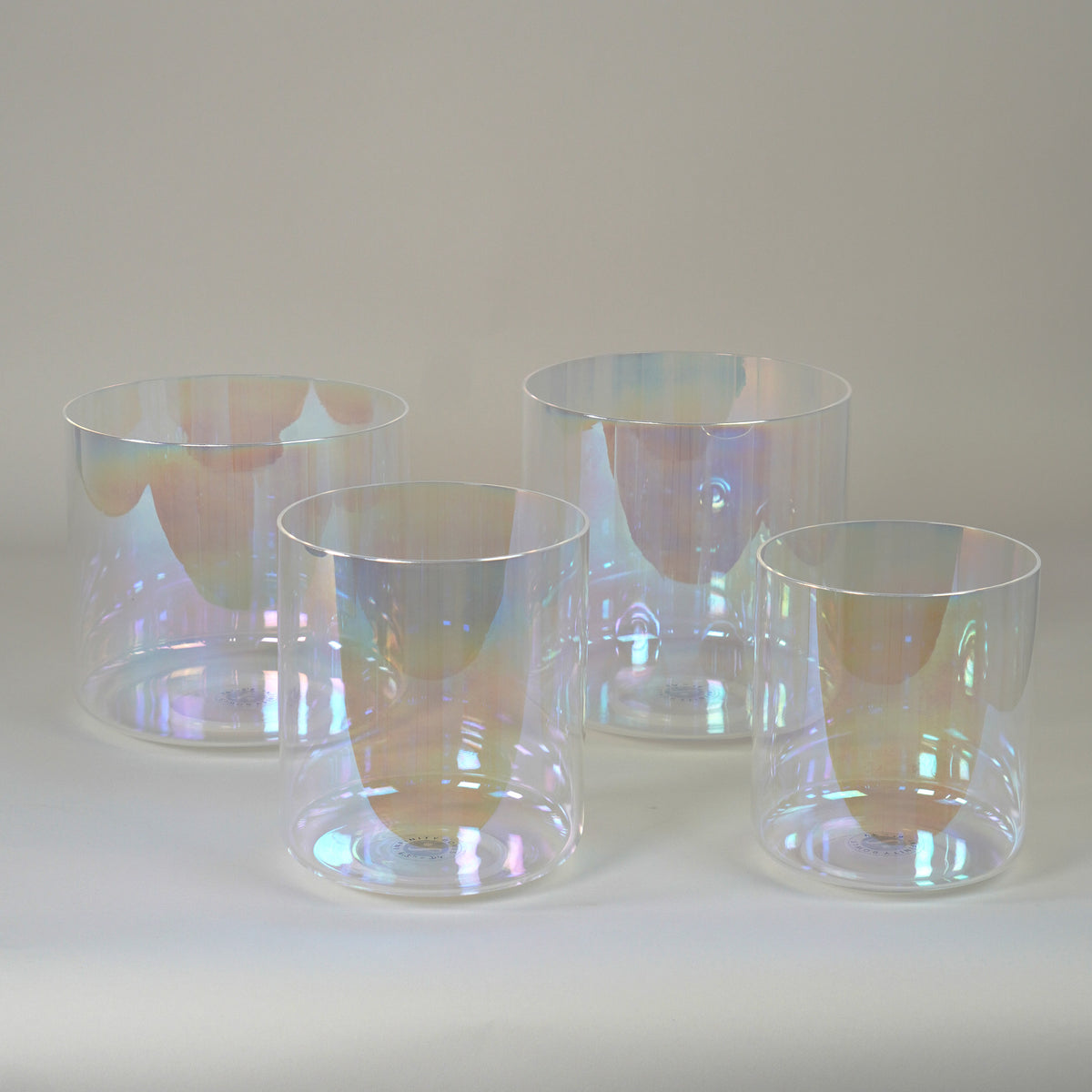Kristallklangschalen-Set „Cosmic Heart“ in 432 Hz I Infinity Bowls®