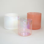 Kristallklangschalen-Set „Empowerment Set“ in 432 Hz I Mayoka Crystal Bowls®