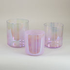 Kristallklangschalen-Set „Purple Harmony“ in 432 Hz I Infinity Bowls®