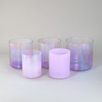 Kristallklangschalen-Set „Purple Velvet” in 432 Hz I Infinity Bowls®