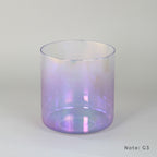 Kristallklangschalen-Set „Purple Velvet” in 432 Hz I Infinity Bowls®