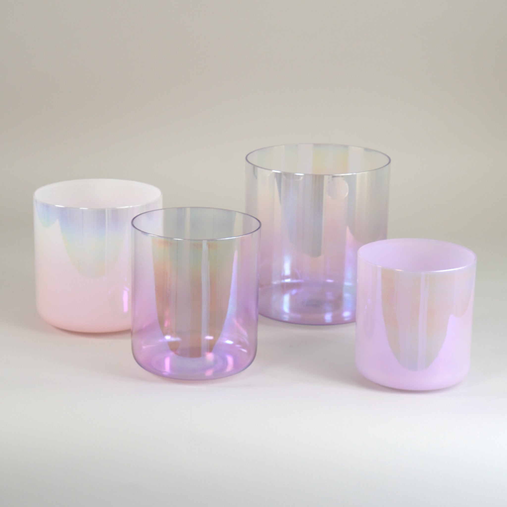Kristallklangschalen-Set „Sweet Velvet“ in 432 Hz I Infinity Bowls®