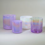 Kristallklangschalen-Set „Sweet Velvet“ in 432 Hz I Infinity Bowls®