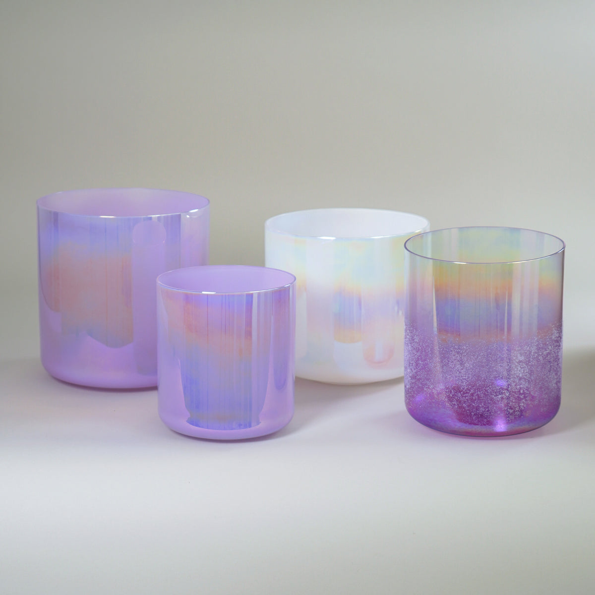 Kristallklangschalen-Set „Sweet Velvet“ in 432 Hz I Infinity Bowls®
