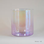 Kristallklangschalen-Set „Violet Aura“ in 432 Hz I Infinity Bowls®