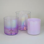 Kristallklangschalen-Set „Violet Aura Alchemy“ in 432 Hz I Infinity Bowls®