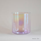 Kristallklangschalen-Set „Violet Aura“ in 432 Hz I Infinity Bowls®