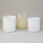 Kristallklangschalen-Set „White Spirit“ in 432 Hz I Infinity Bowls®