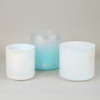 Kristallklangschalen-Set „White Aura“ in 432 Hz I Infinity Bowls®