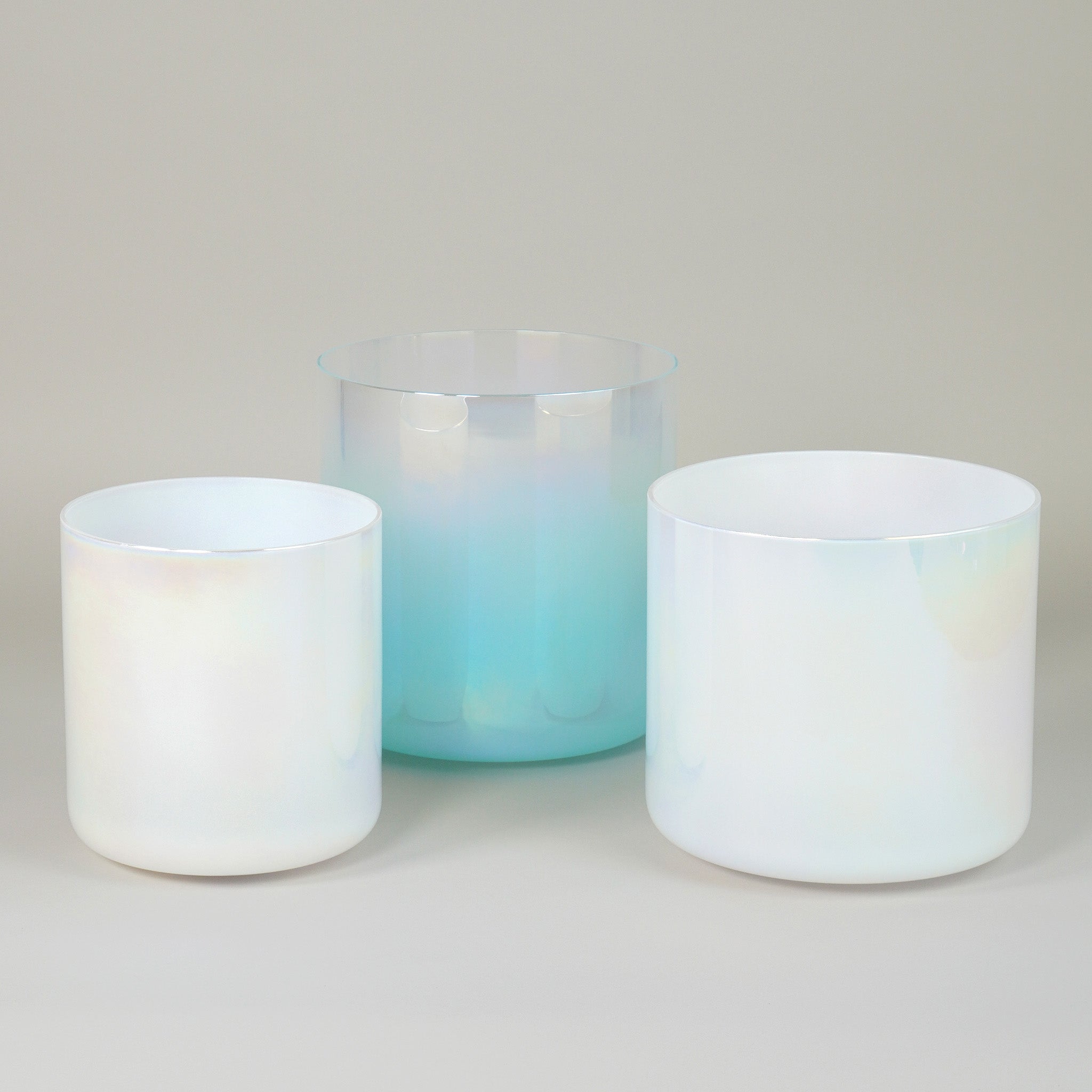 Kristallklangschalen-Set „White Aura“ in 432 Hz I Infinity Bowls®