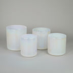 Kristallklangschalen-Set „White Shadows“ in 432 Hz I Infinity Bowls®