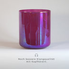 Kristallklangschale Brombeer E