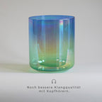 Kristallklangschale Blau G