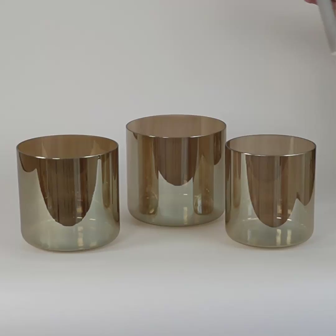 Kristallklangschalen-Set „Ancient Roots“ in 432 Hz I Infinity Bowls®