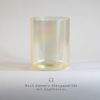 Kristallklangschale Gelb A