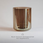 Kristallklangschale Braun A