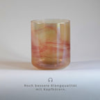 Kristallklangschale Rötlich A