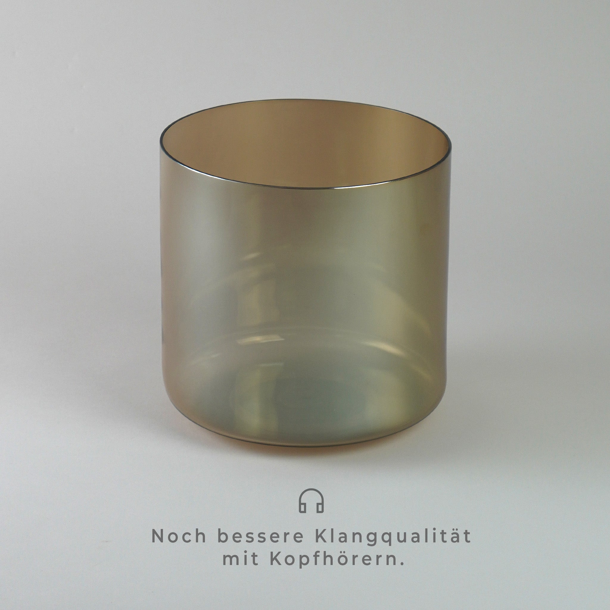 8” G-0 (3. Oktave) in 432 Hz Kristallklangschale I Infinity Bowls®