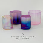 Kristallklangschalen-Set „Magic of Love“ in 432 Hz I Mayoka Crystal Bowls®