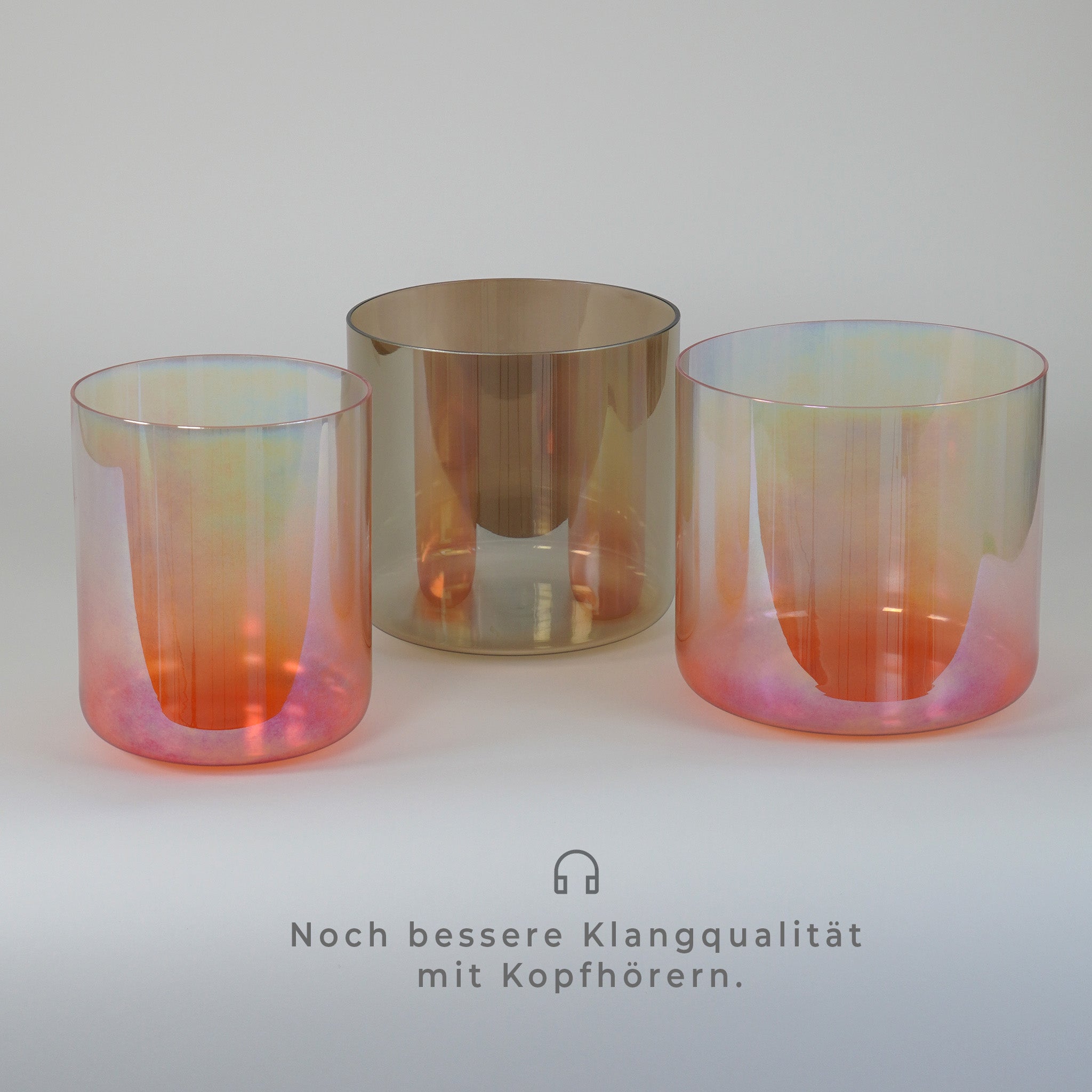 Kristallklangschalen-Set „Earth Resonance“ in 432 Hz I Infinity Bowls®