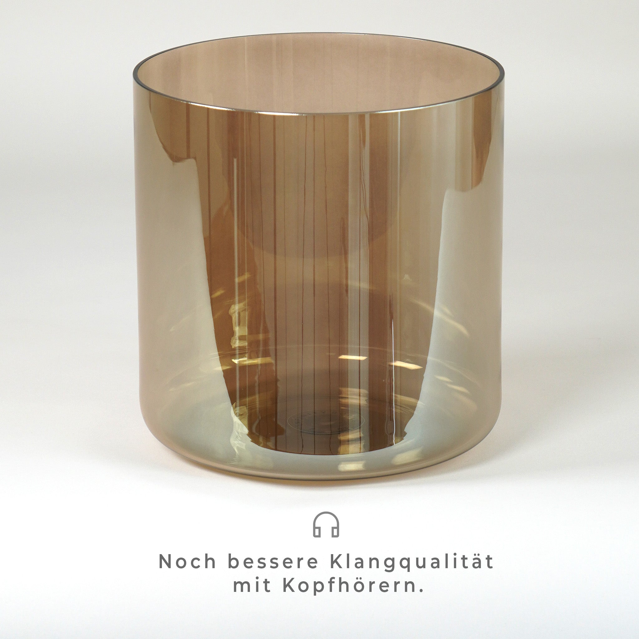 8” A±0 (3. Oktave) in 432 Hz Kristallklangschale I Infinity Bowls®