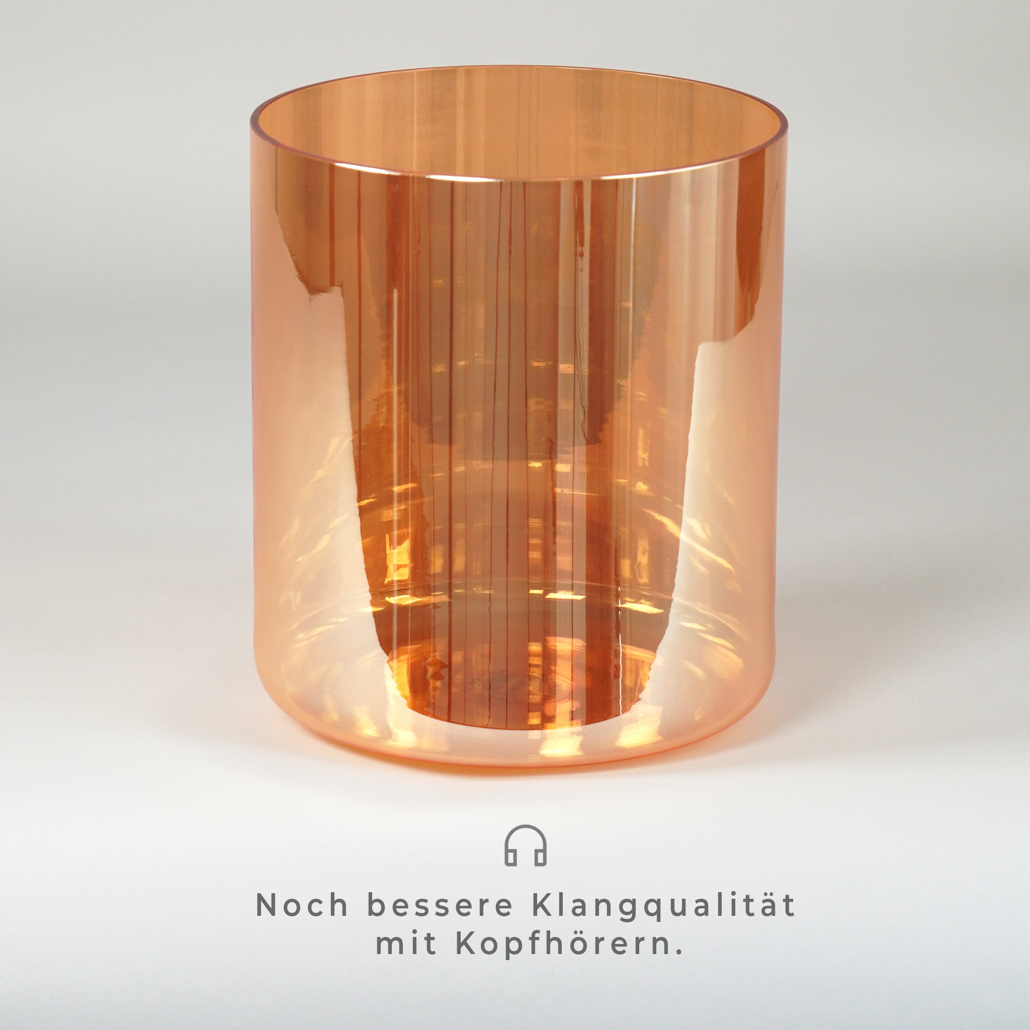 8” C-5 (4. Oktave) in 432 Hz Kristallklangschale I Infinity Bowls®