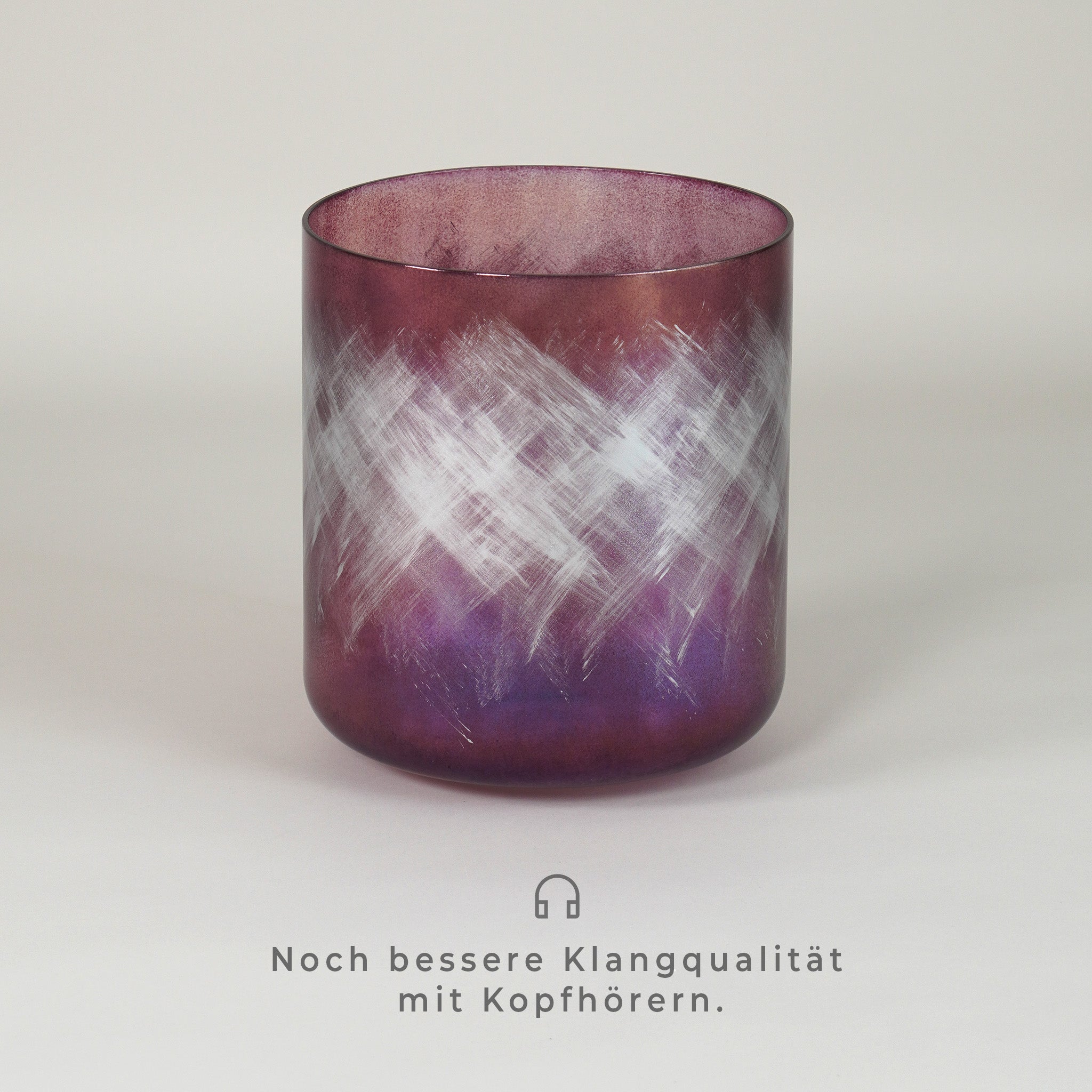 7” C-5 (4. Oktave) in 432 Hz Kristallklangschale I Infinity Bowls®