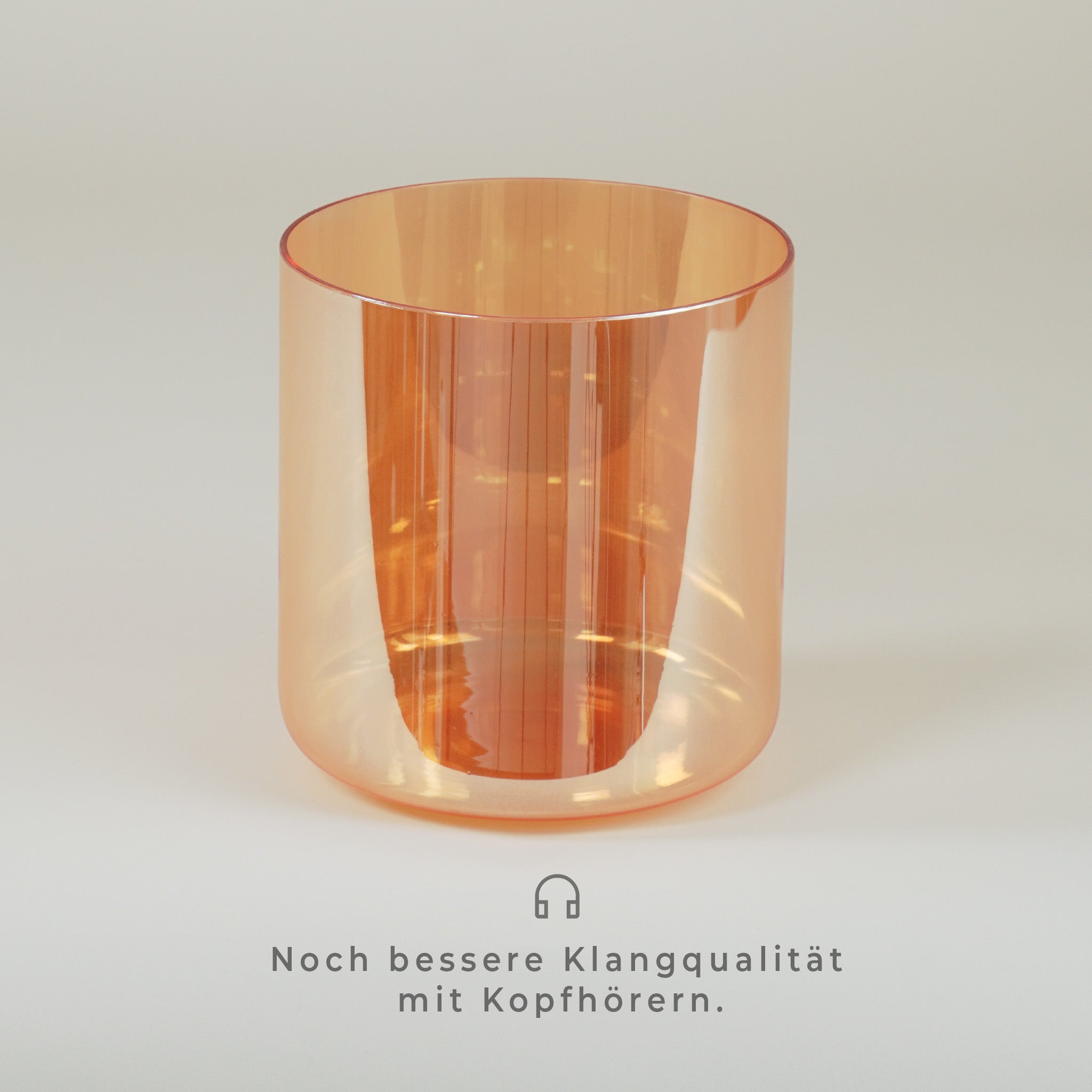 6,5” D±0 (4. Oktave) in 432 Hz Kristallklangschale I Infinity Bowls®