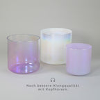 Kristallklangschalen-Set „Sweet Velvet“ in 432 Hz I Infinity Bowls®