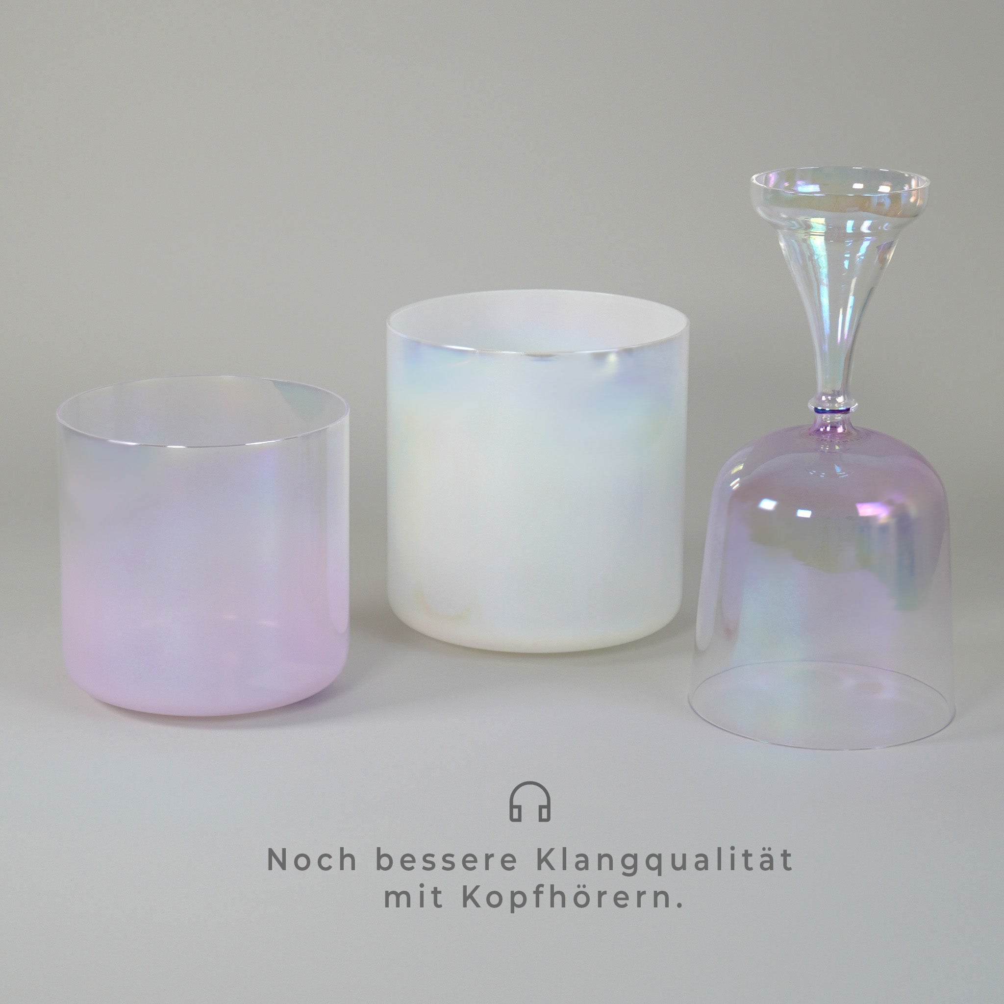 Kristallklangschalen-Set „Serenity Bliss“ in 432 Hz I Infinity Bowls®