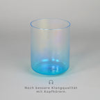 Kristallklangschale G#-5 Blau
