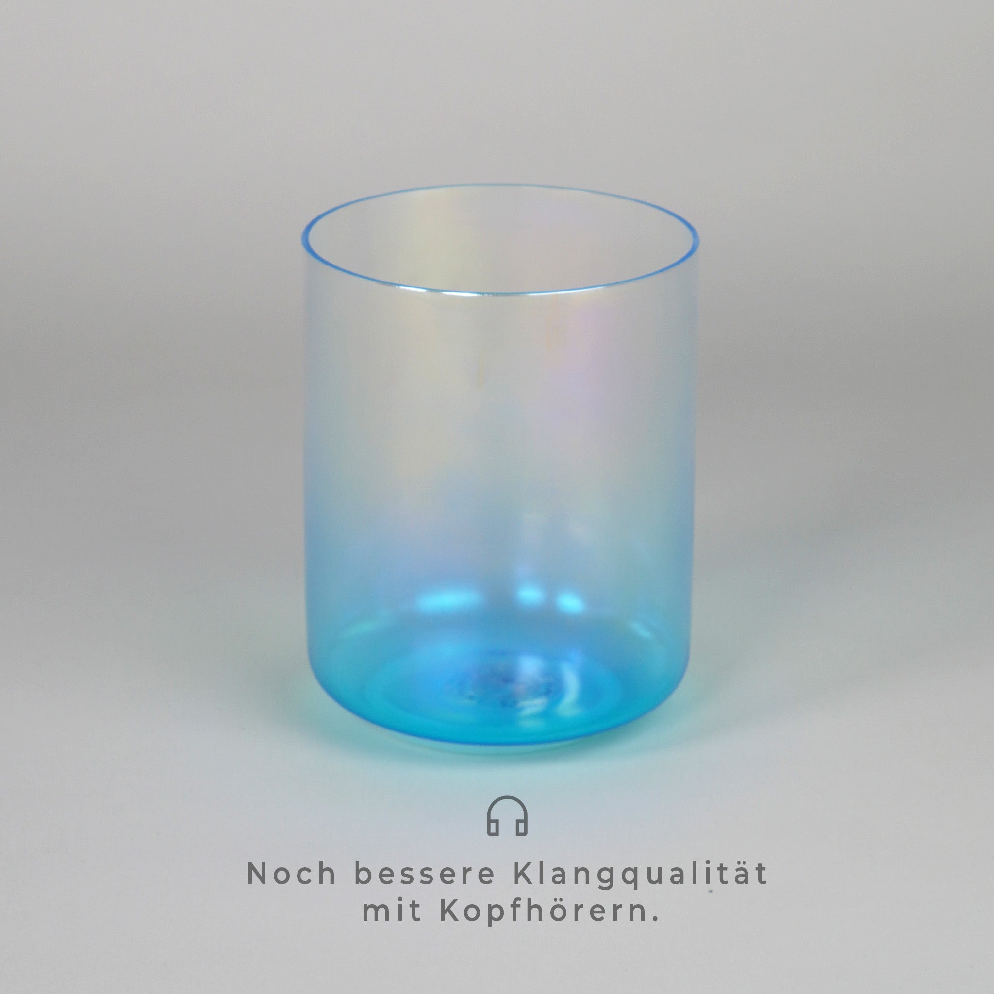 Kristallklangschale G#-5 Blau