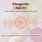 Kristallklangschale TAUBE KRAFTTIER 432 Hz mit Kristallen im Griff | AkashaBowls®