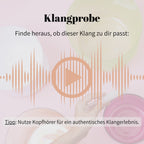 Kristallklangschale Kelch BIENE KRAFTTIER 432 Hz - 18 cm | AkashaBowls®