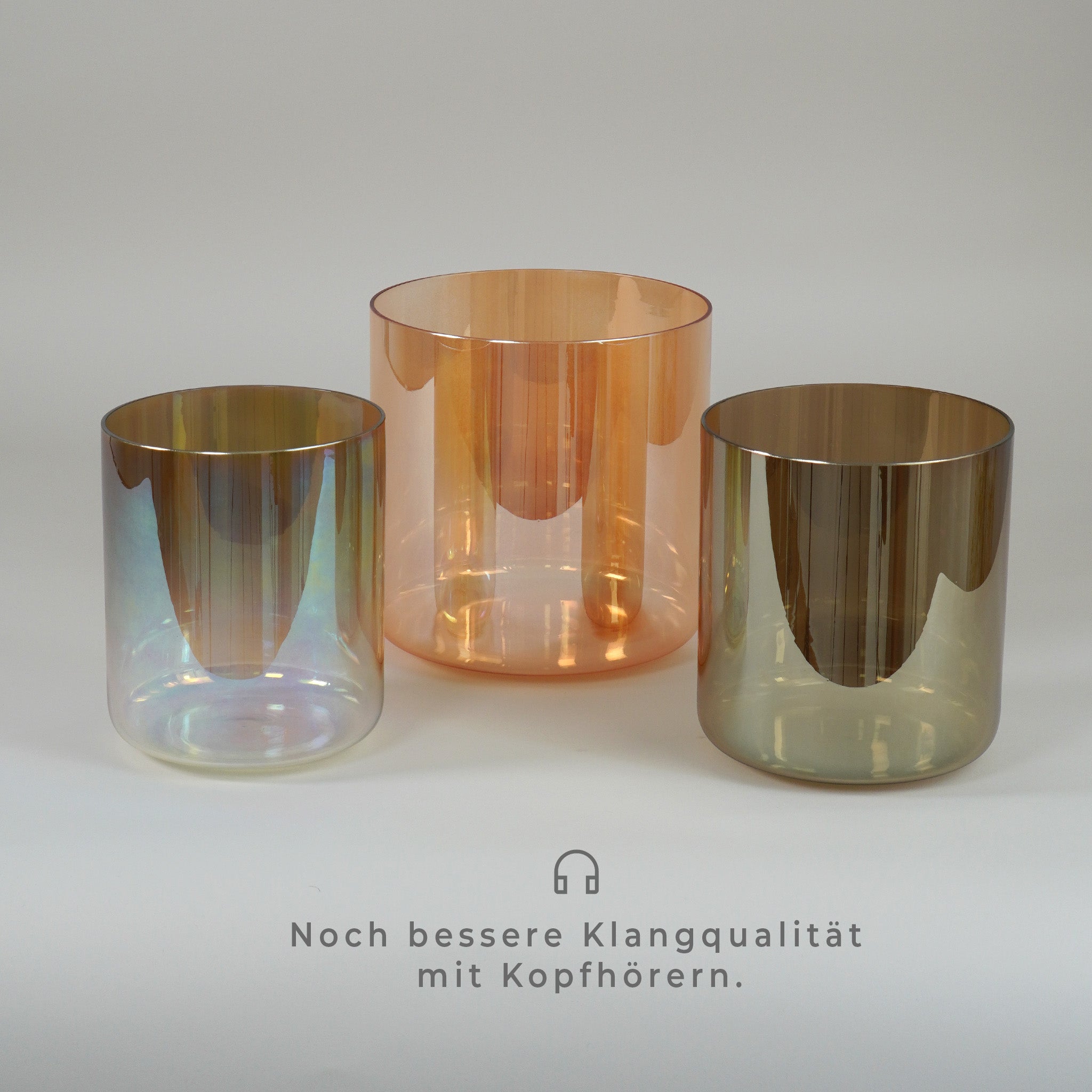 Kristallklangschalen-Set „Earth Melodies“ in 432 Hz I Infinity Bowls®